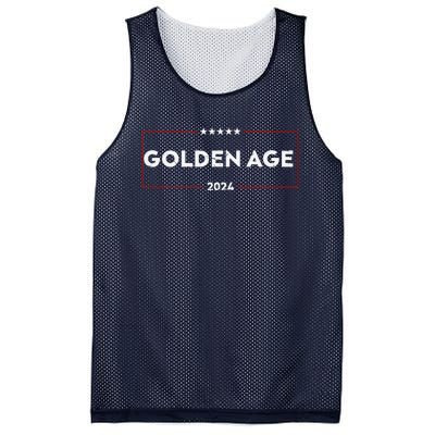 Golden Age Trump Wins 2024 Mesh Reversible Basketball Jersey Tank