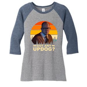 Got Any Updog? What We Do In The Shadows Women's Tri-Blend 3/4-Sleeve Raglan Shirt