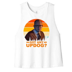 Got Any Updog? What We Do In The Shadows Women's Racerback Cropped Tank