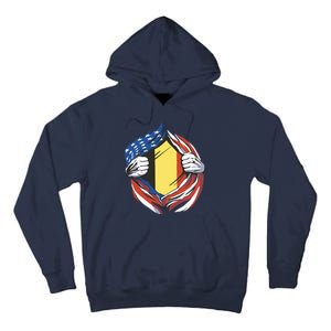 Germany And United States Flag Tall Hoodie