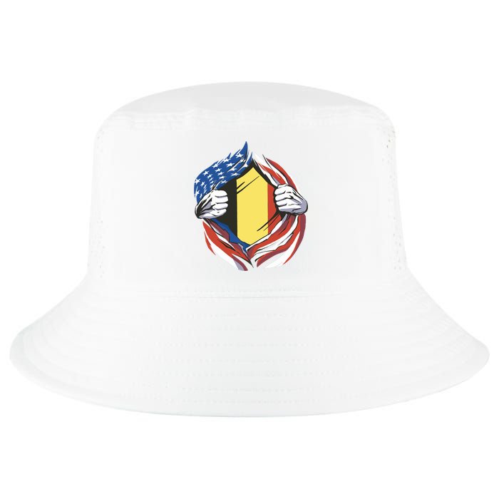 Germany And United States Flag Cool Comfort Performance Bucket Hat