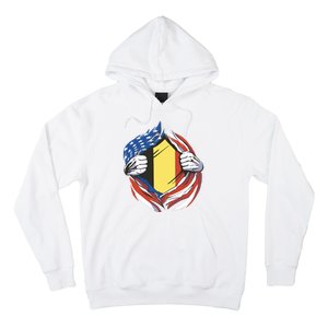 Germany And United States Flag Hoodie