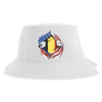 Germany And United States Flag Sustainable Bucket Hat