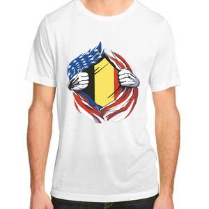 Germany And United States Flag Adult ChromaSoft Performance T-Shirt