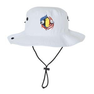 Germany And United States Flag Legacy Cool Fit Booney Bucket Hat