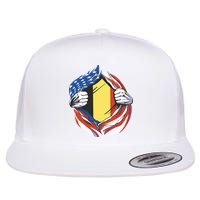 Germany And United States Flag Flatbill Hat