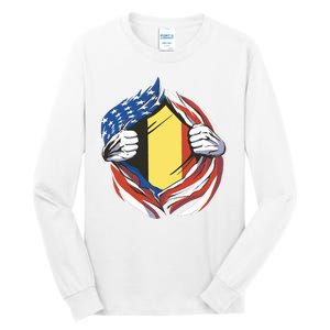 Germany And United States Flag Tall Long Sleeve T-Shirt