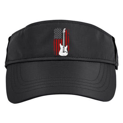 Guitar American US Flag Music Player Electric Guitarist Gift Adult Drive Performance Visor