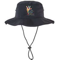 giraffe Accept Understand Love Autism Awareness Legacy Cool Fit Booney Bucket Hat