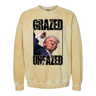 Grazed And Unfazed Colorblast Crewneck Sweatshirt