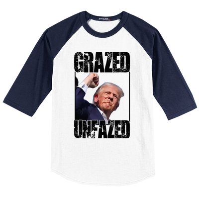 Grazed And Unfazed Baseball Sleeve Shirt