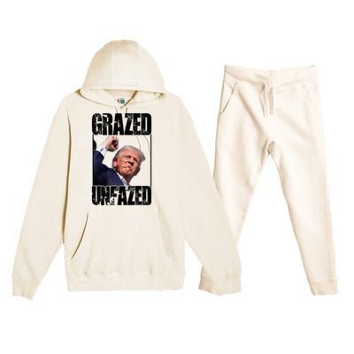 Grazed And Unfazed Premium Hooded Sweatsuit Set