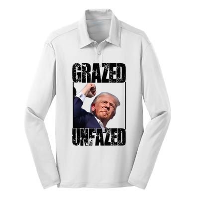 Grazed And Unfazed Silk Touch Performance Long Sleeve Polo