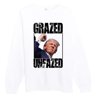 Grazed And Unfazed Premium Crewneck Sweatshirt