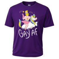 Gay AF Unicorn Cooling Performance Crew T-Shirt