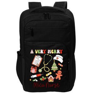 Groovy A Very Merry Micu Nurse Xmas Medical Intensive Care Impact Tech Backpack