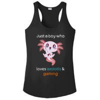 Gamesolotl Axolotl Video Gamer Kawaii Anime Gifts Boys Ladies PosiCharge Competitor Racerback Tank