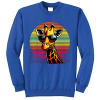 Giraffe Animal Vintage Sunglasses Giraffe Sweatshirt