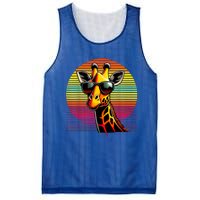 Giraffe Animal Vintage Sunglasses Giraffe Mesh Reversible Basketball Jersey Tank