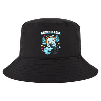 Gamesolotl Axolotl Video Gamer Kawaii Axolotl Fish Cool Comfort Performance Bucket Hat