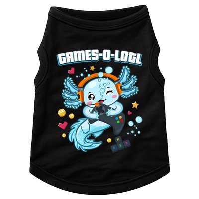 Gamesolotl Axolotl Video Gamer Kawaii Axolotl Fish Doggie Tank