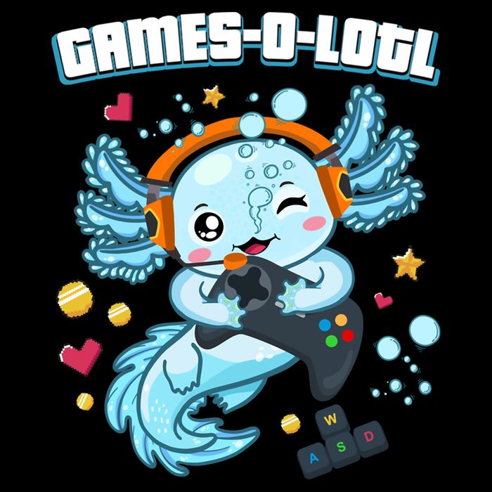 Gamesolotl Axolotl Video Gamer Kawaii Axolotl Fish Sweatshirt