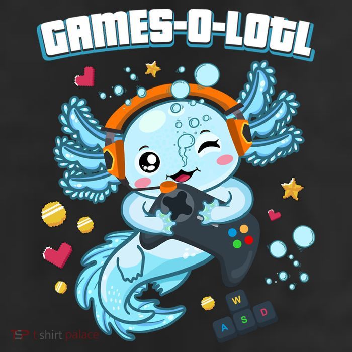 Gamesolotl Axolotl Video Gamer Kawaii Axolotl Fish 11oz C Handle Ceramic Mug