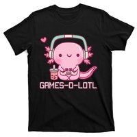 Gamesolotl Axolotl Video Games Kawaii Anime Gamer T-Shirt