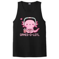 Gamesolotl Axolotl Video Games Kawaii Anime Gamer PosiCharge Competitor Tank