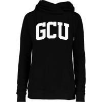 Gcu Arch Vintage Retro College Athletic Sports Womens Funnel Neck Pullover Hood