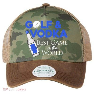 Golf And Vodka Gift Best Team Ing Game Golfing Lover Gift Legacy Tie Dye Trucker Hat