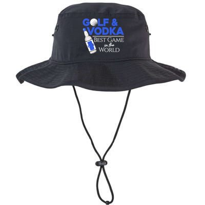 Golf And Vodka Gift Best Team Ing Game Golfing Lover Gift Bucket Hat