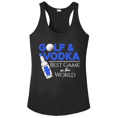 Golf And Vodka Gift Best Team Ing Game Golfing Lover Gift Ladies PosiCharge Competitor Racerback Tank