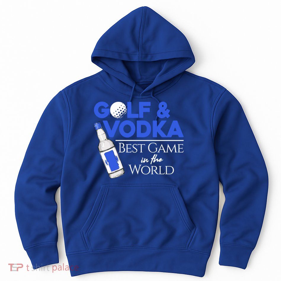 Golf And Vodka Gift Best Team Ing Game Golfing Lover Gift Hoodie