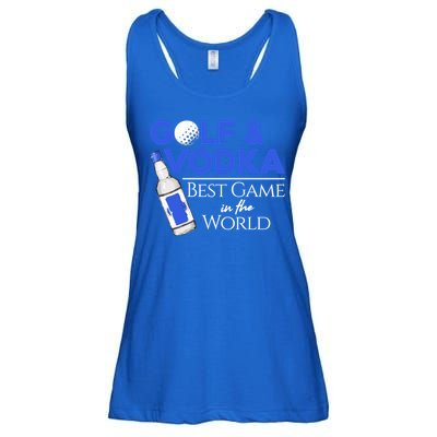 Golf And Vodka Gift Best Team Ing Game Golfing Lover Gift Ladies Essential Flowy Tank