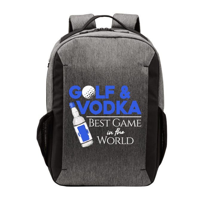 Golf And Vodka Gift Best Team Ing Game Golfing Lover Gift Vector Backpack
