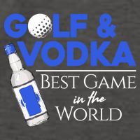 Golf And Vodka Gift Best Team Ing Game Golfing Lover Gift Vector Backpack