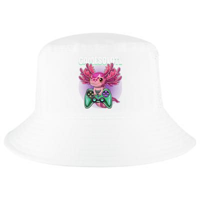 Gamesolotl Axolotl Video Game Controller Gaming  Cool Comfort Performance Bucket Hat