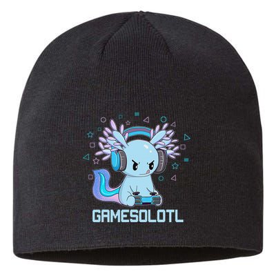 Gamesolotl Axolotl Video Gamer Kawaii Anime Gift Boys Teens  Sustainable Beanie