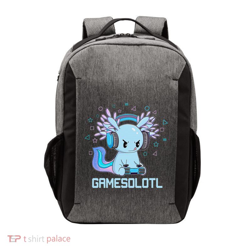 Gamesolotl Axolotl Video Gamer Kawaii Anime Gift Boys Teens  Vector Backpack