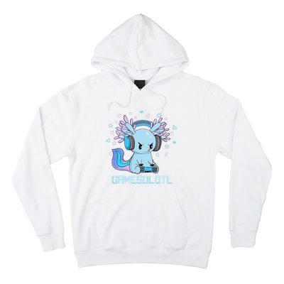 Gamesolotl Axolotl Video Gamer Kawaii Anime Gift Boys Teens  Hoodie