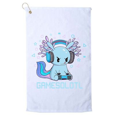 Gamesolotl Axolotl Video Gamer Kawaii Anime Gift Boys Teens  Golf Towel