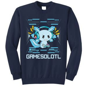 Gamesolotl Axolotl Video Gamer Kawaii Anime Gifts Boys Girls  Tall Sweatshirt