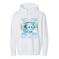 Gamesolotl Axolotl Video Gamer Kawaii Anime Gifts Boys Girls  Garment-Dyed Fleece Hoodie