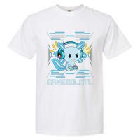 Gamesolotl Axolotl Video Gamer Kawaii Anime Gifts Boys Girls  Garment-Dyed Heavyweight T-Shirt