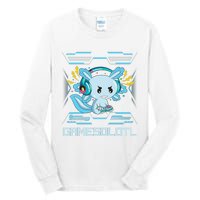 Gamesolotl Axolotl Video Gamer Kawaii Anime Gifts Boys Girls  Tall Long Sleeve T-Shirt