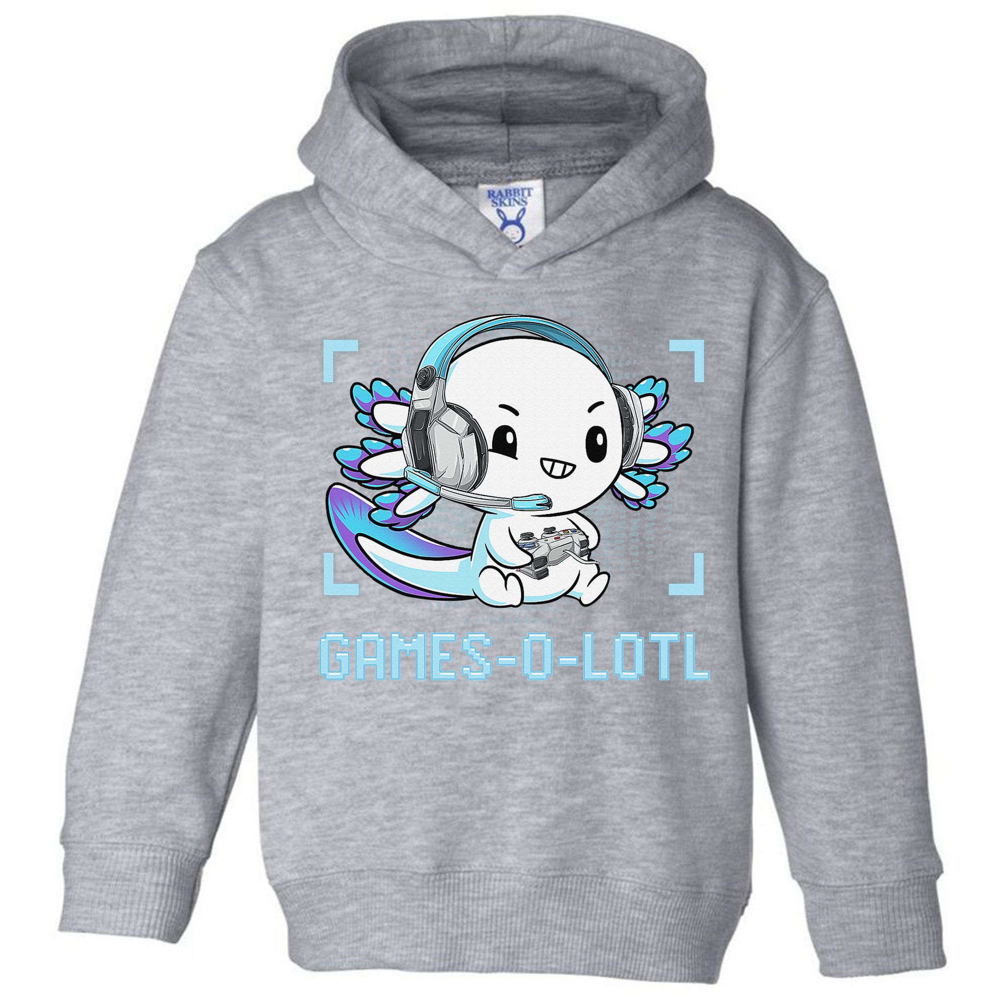 Gamesolotl Axolotl Video Gamer Kawaii Anime Funny Toddler Hoodie