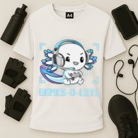 Gamesolotl Axolotl Video Gamer Kawaii Anime Funny Cooling Performance Crew T-Shirt