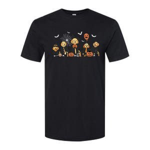 Ghost And Witch Goldendoodle Halloween Doodle Dog Lover Softstyle CVC T-Shirt