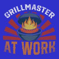 Grillmaster At Work Meat Lover Grilling Bbq Funny Barbecue Gift 16 in Basic Backpack